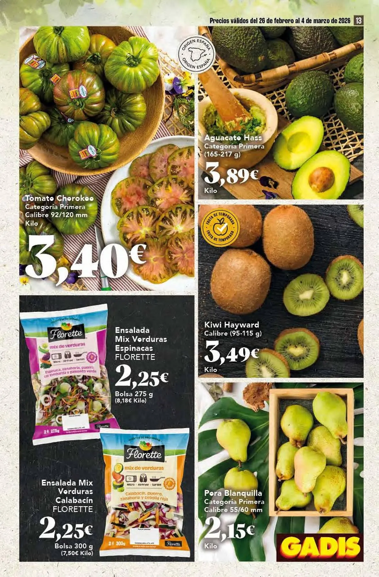 Catálogo de Folleto Gadis 26 de febrero al 4 de marzo 2026 - Página 13
