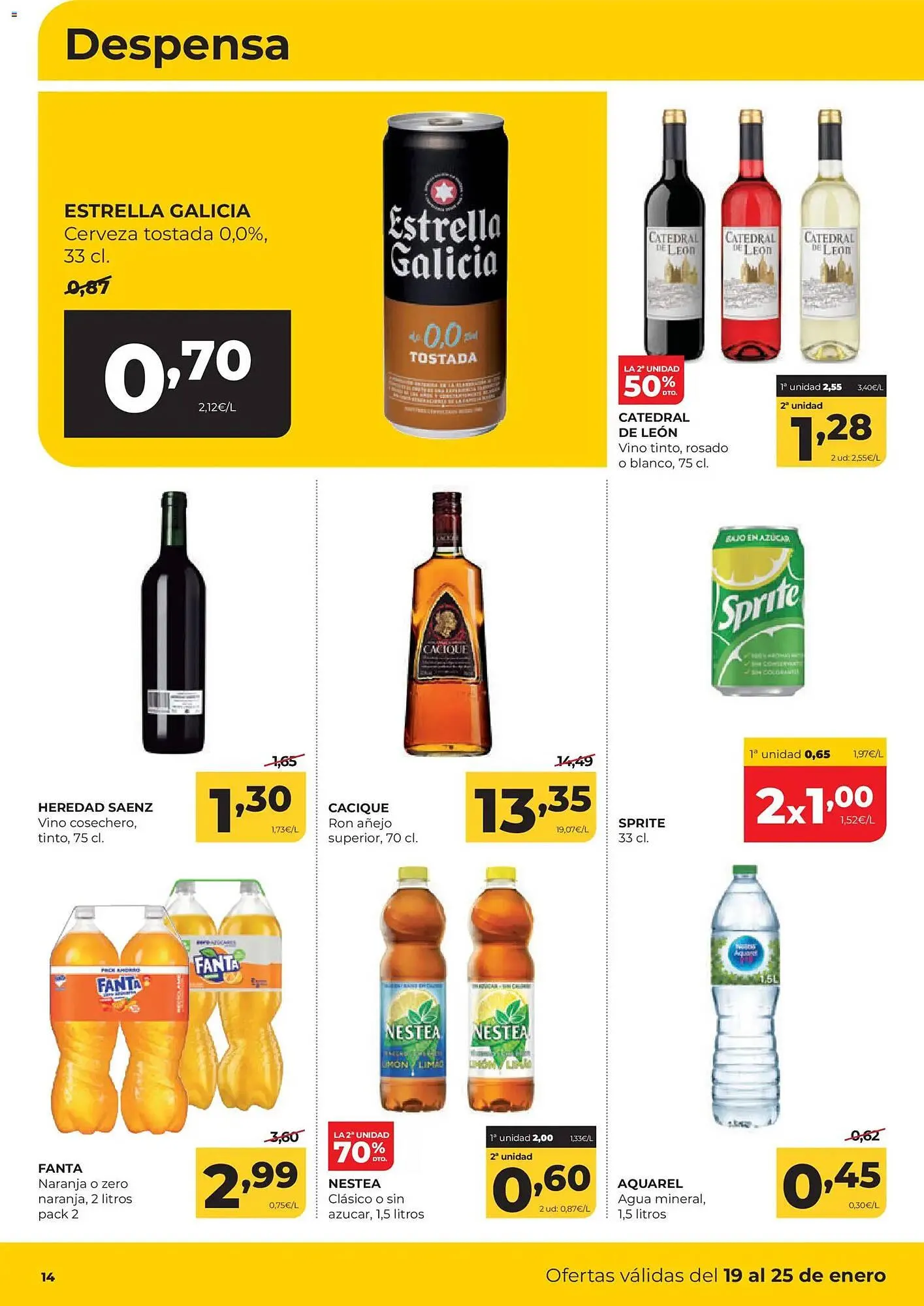 Catálogo de Folleto Alimerka 19 de enero al 25 de enero 2026 - Página 14