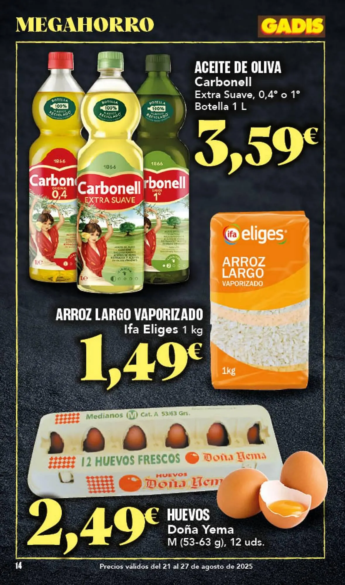 Catálogo de Folleto Gadis 21 de agosto al 27 de agosto 2025 - Página 14