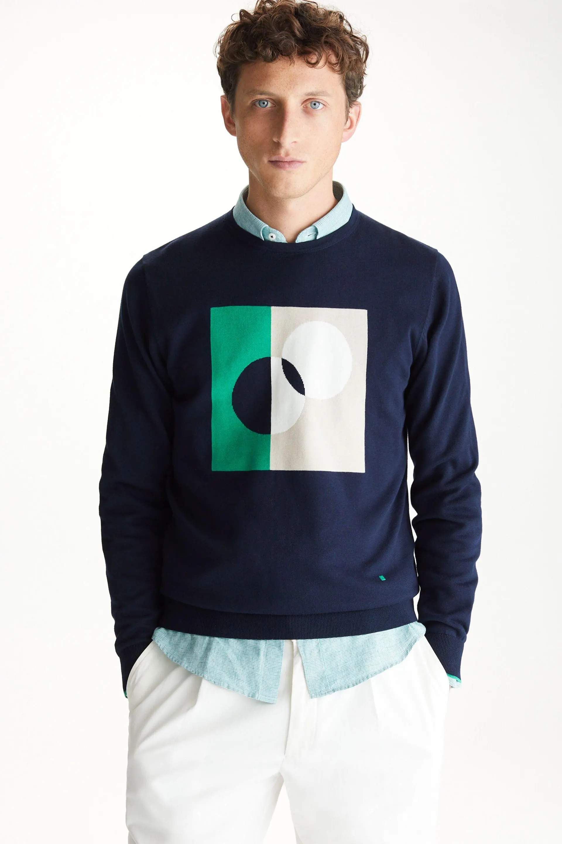 JERSEY ALGODON PIMA INTARSIA