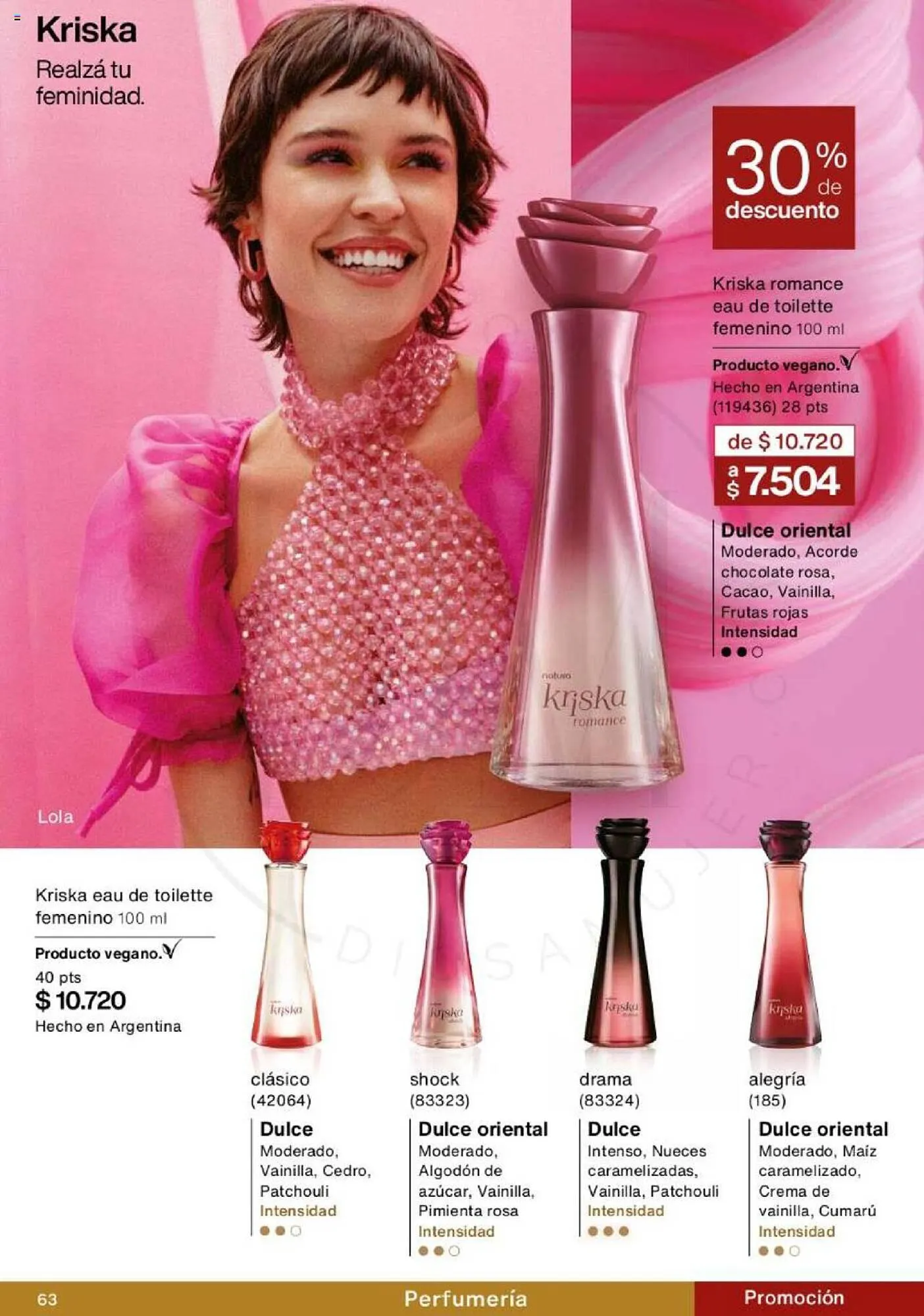 Catálogo de Folleto Natura 1 de septiembre al 30 de septiembre 2023 - Página 63