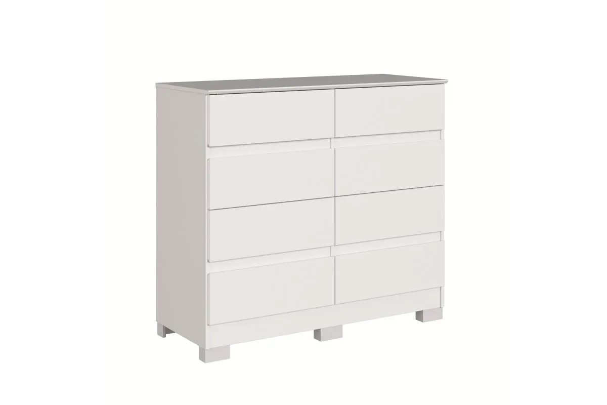 Cómoda LARA 8 Cajones Blanco