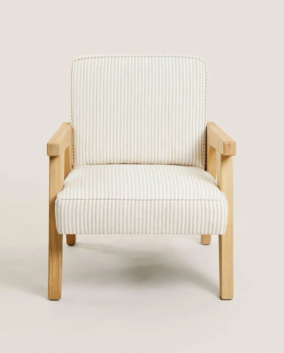 BUTACA DE ROBLE TAPIZADA ZARA HOME BY BLASCO