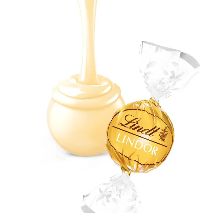 Lindor Chocolate Blanco Granel Caja 3 kilos - Lindt