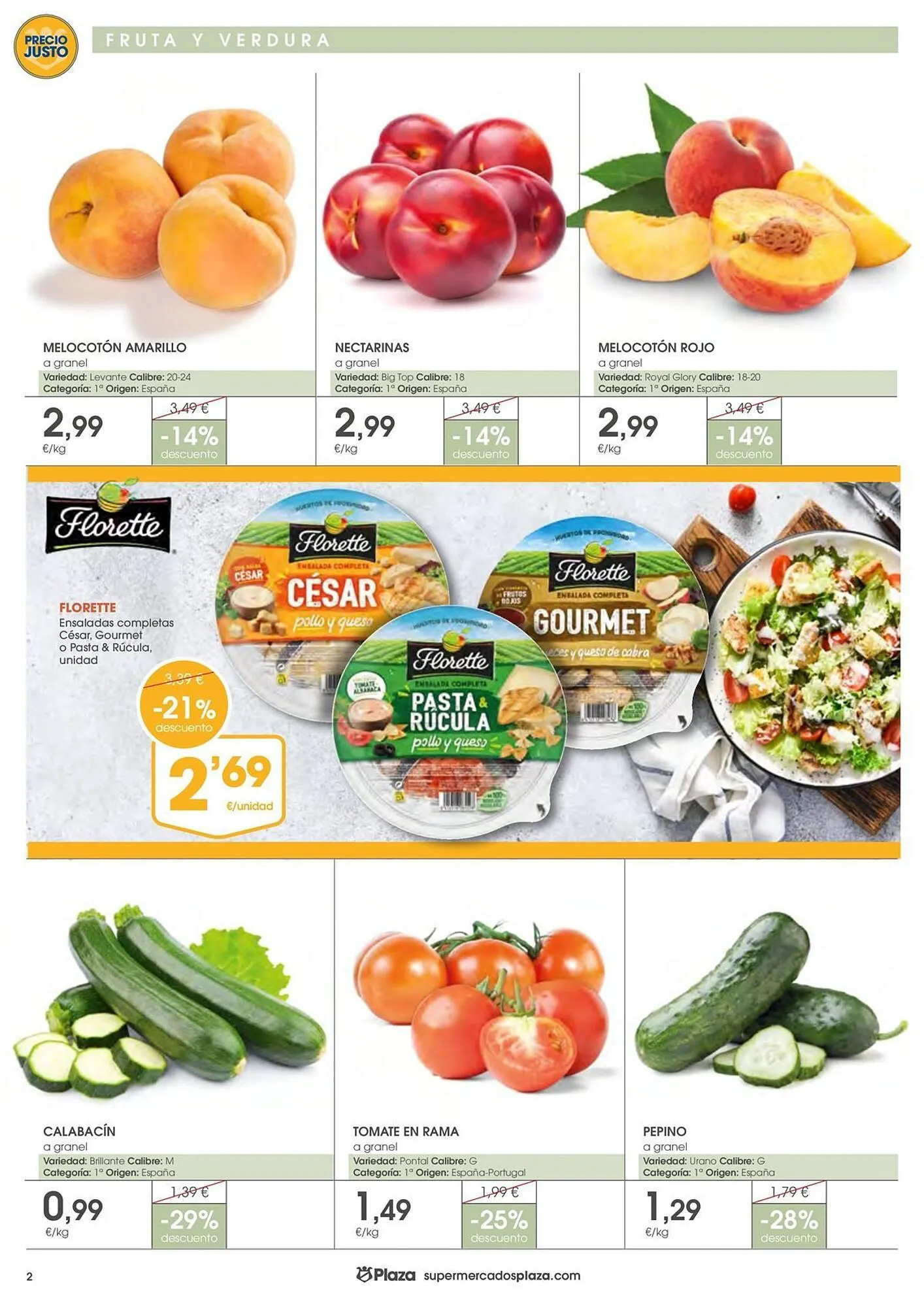 Catálogo de Folleto Supermercados Plaza 12 de junio al 25 de junio 2025 - Página 2