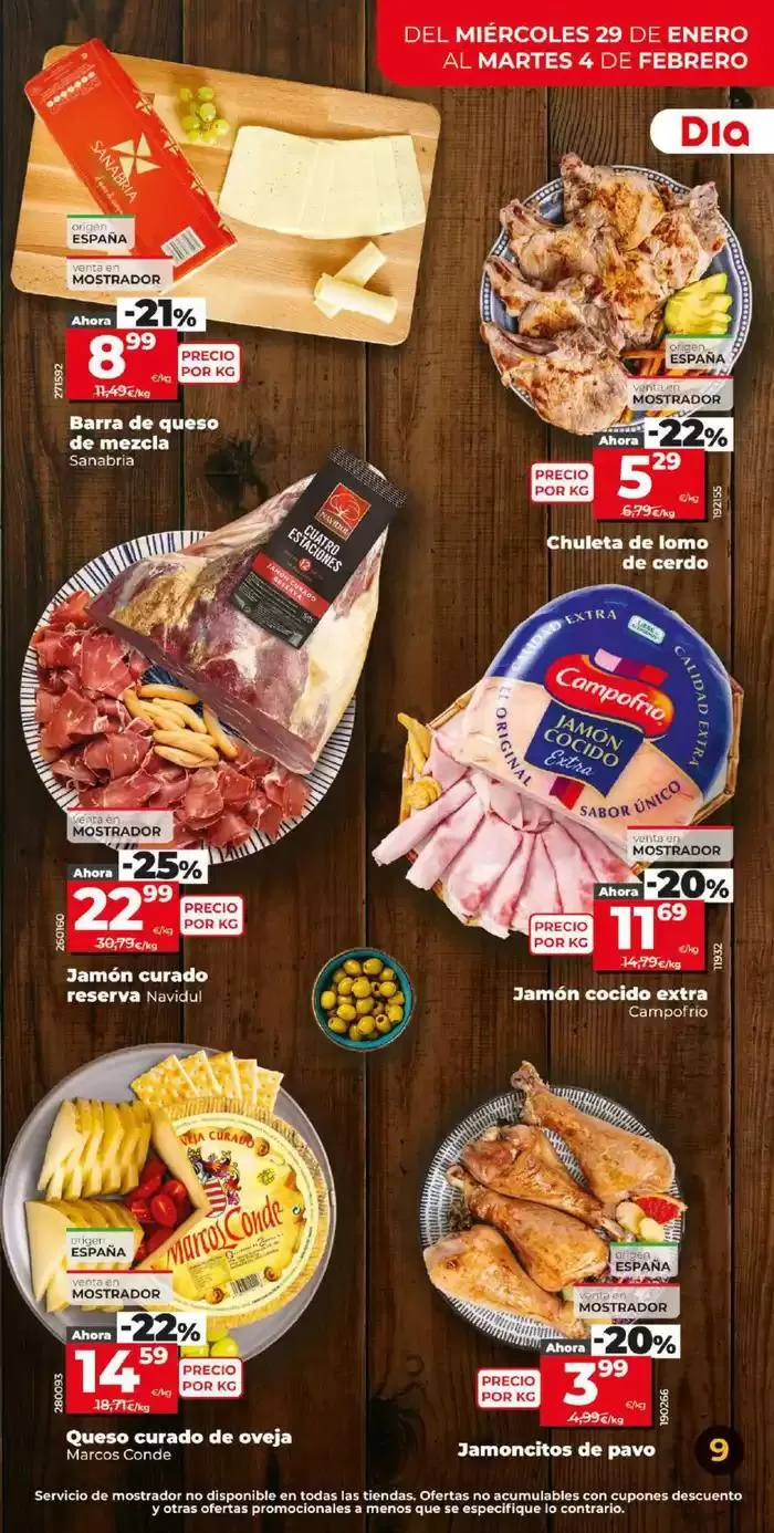 Catálogo de Nueva calidad Dia del 29/01 al 4/02 29 de enero al 4 de febrero 2025 - Página 9