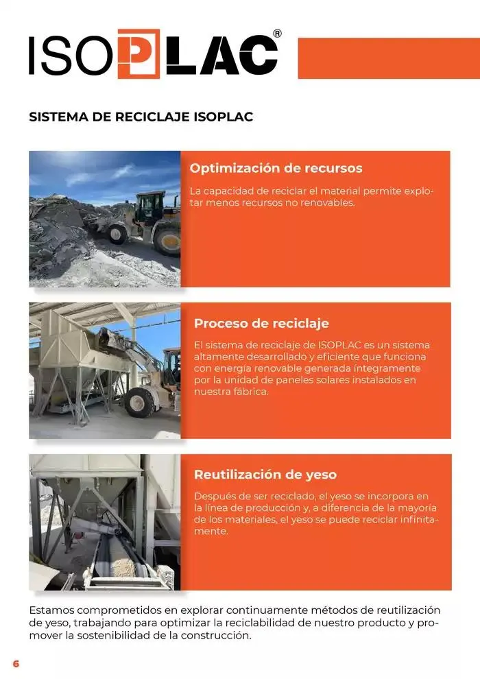 Catálogo de Nuevo servicio de reciclaje placa ISOPLAC 1 de octubre al 31 de diciembre 2024 - Página 6