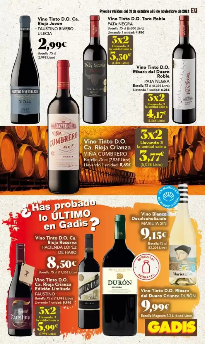 Catálogo de Catálogo Gadis Galicia 31 de octubre al 6 de noviembre 2024 - Página 37