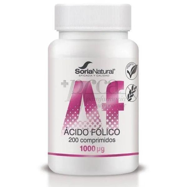 ACIDO FOLICO (200Comp) – Soria Natural