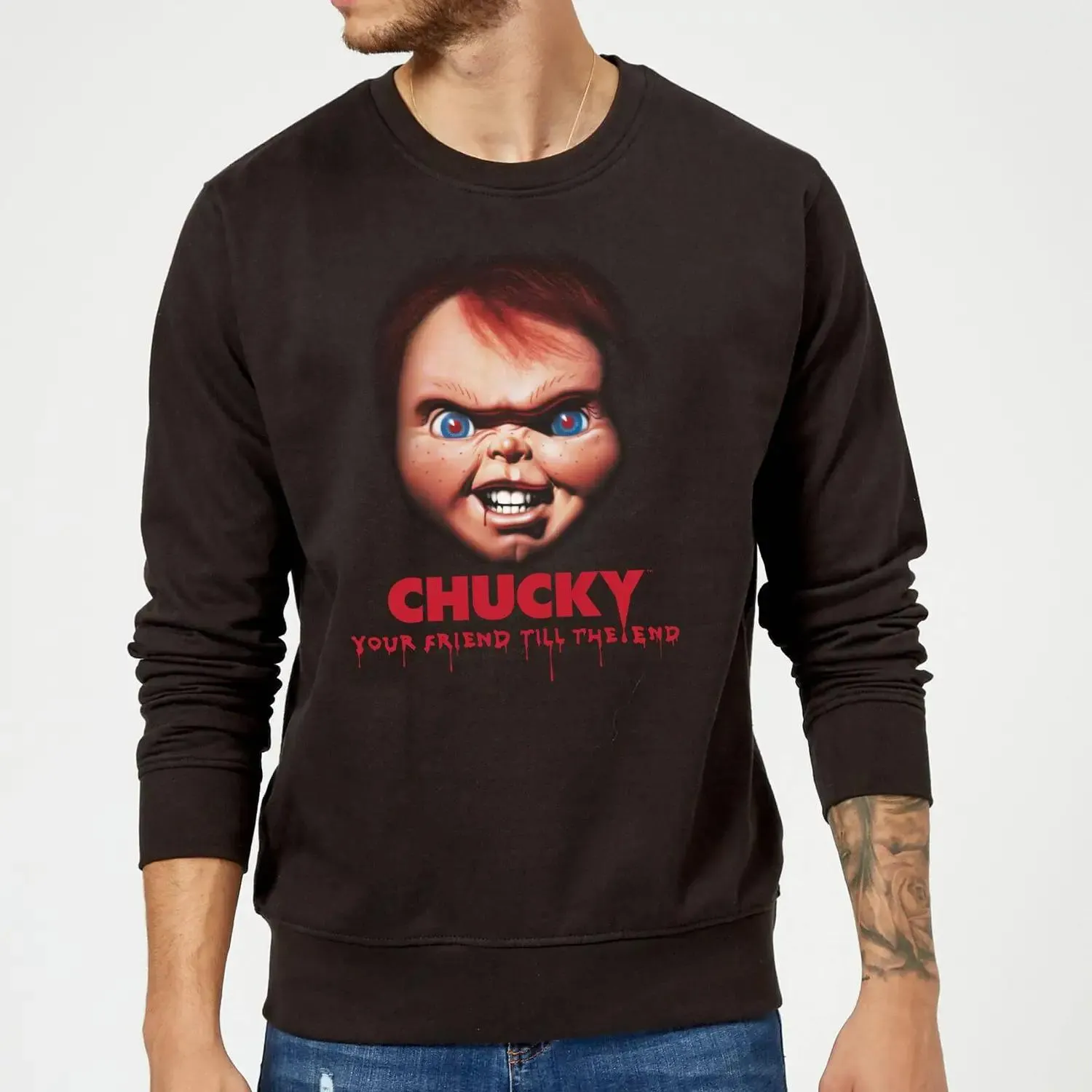 Sudadera Chucky Friends Till The End - Hombre - Negro
