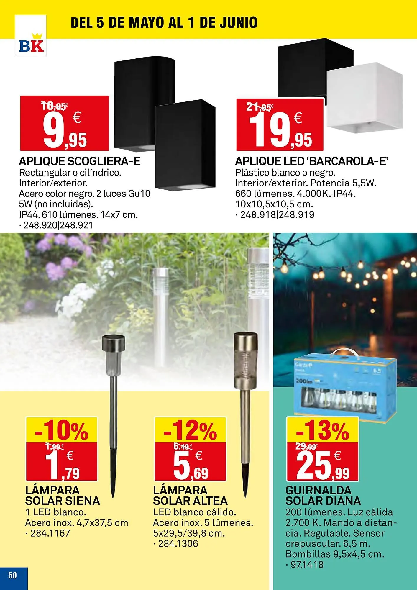 Catálogo de Folleto Bricoking 5 de mayo al 1 de junio 2025 - Página 50