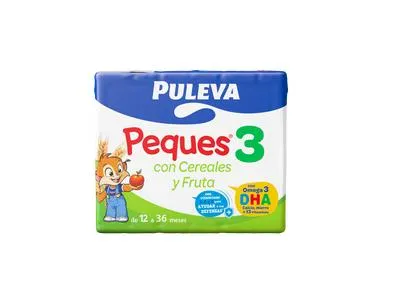 Leche crecimiento Puleva Peques cereales fruta 200ml