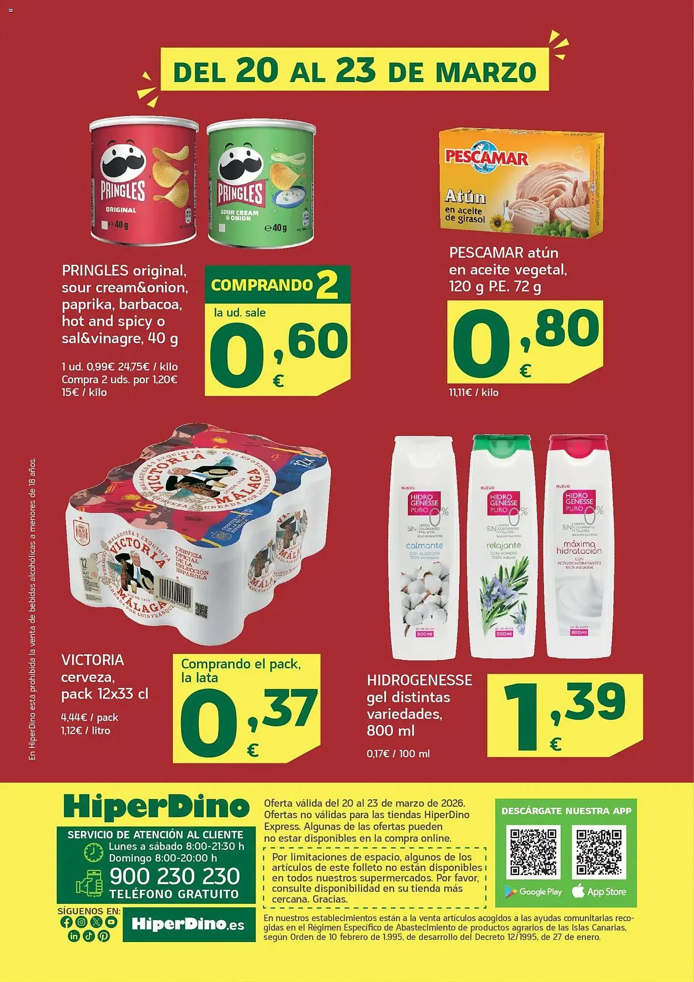 Catálogo de Folleto HiperDino 20 de marzo al 23 de marzo 2026 - Página 2
