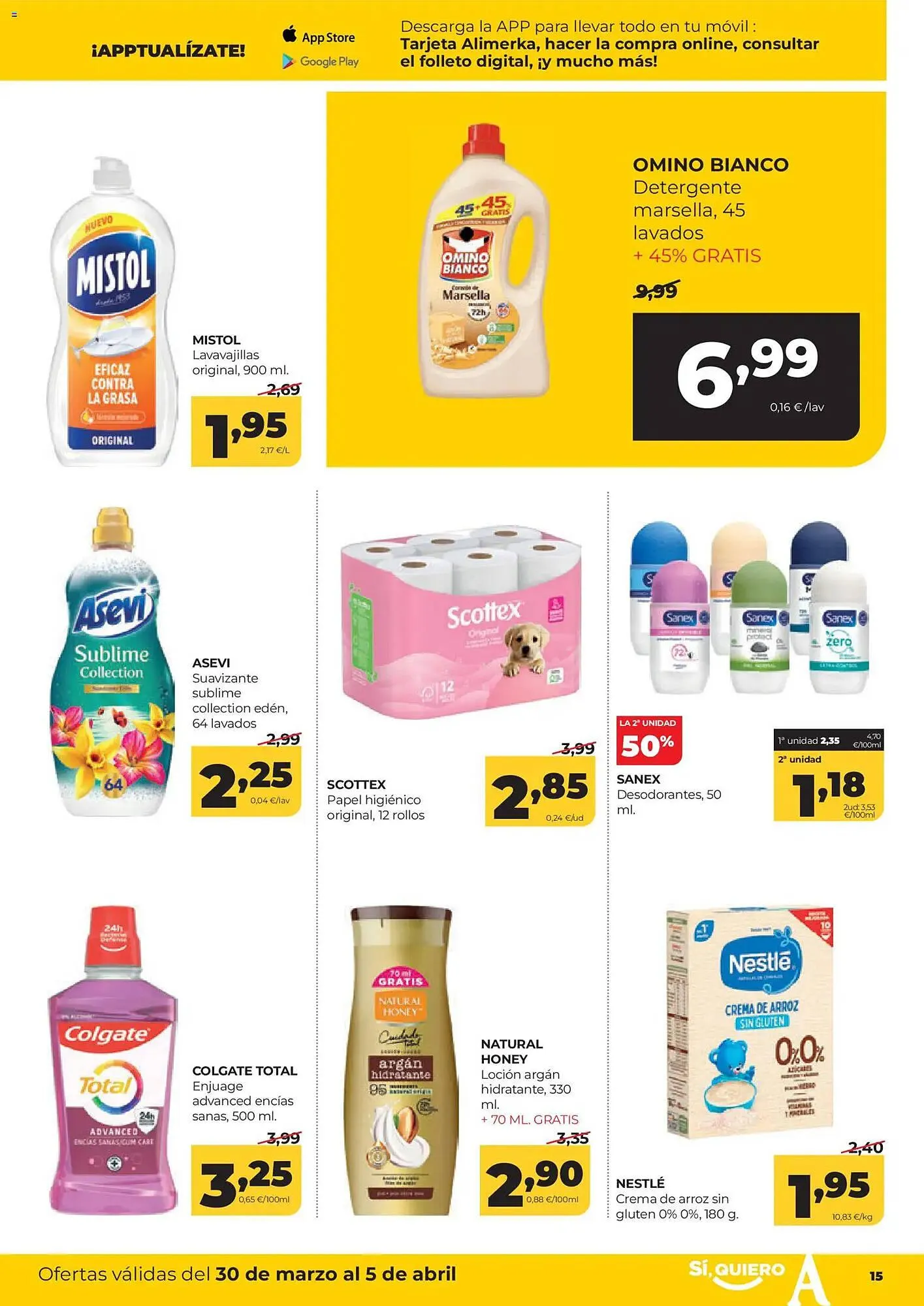 Catálogo de Folleto Alimerka 30 de marzo al 5 de abril 2026 - Página 15