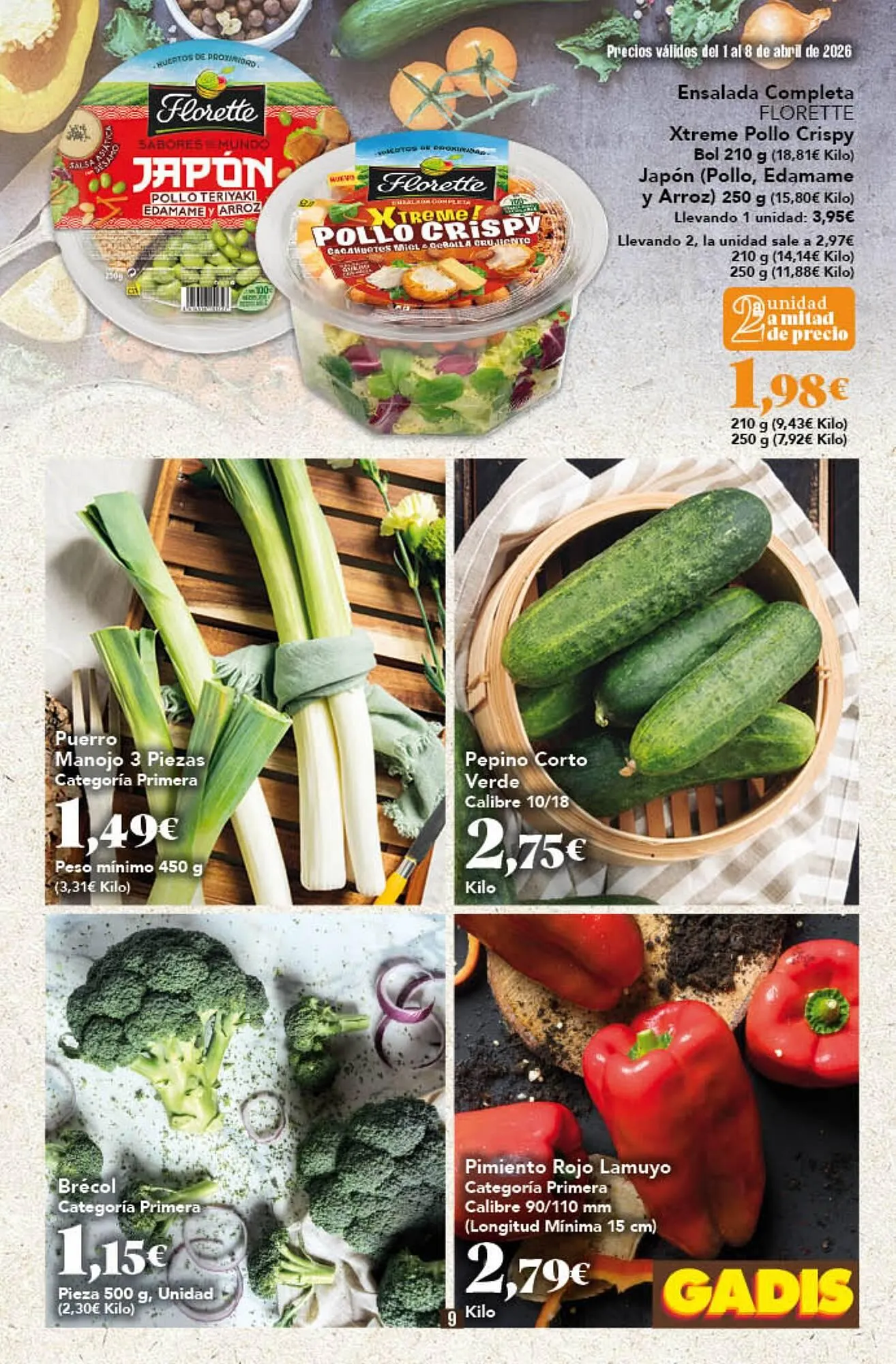 Catálogo de Folleto Gadis 1 de abril al 8 de abril 2026 - Página 9