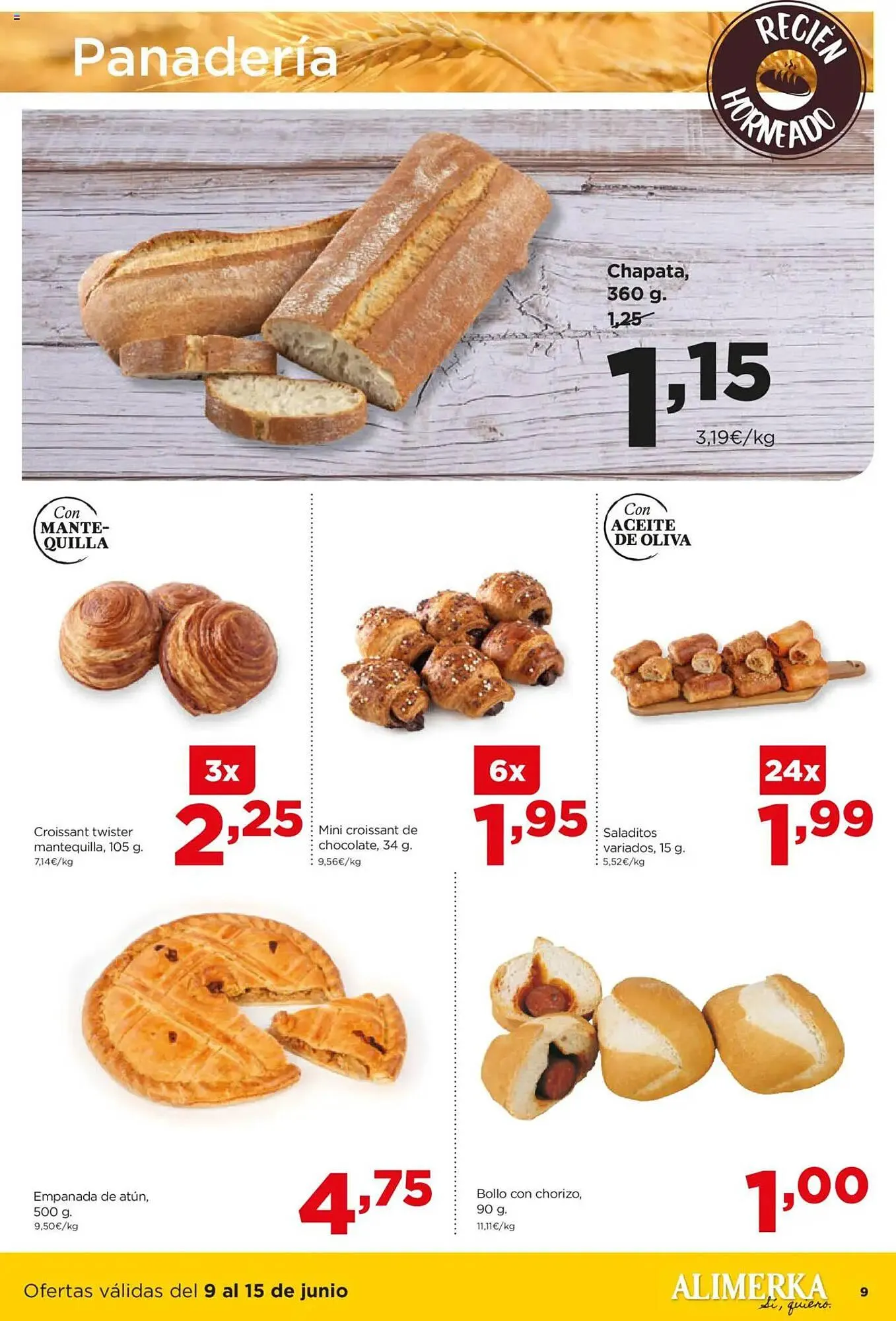 Catálogo de Folleto Alimerka 9 de junio al 15 de junio 2025 - Página 9