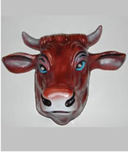 Careta vaca marron/blanca