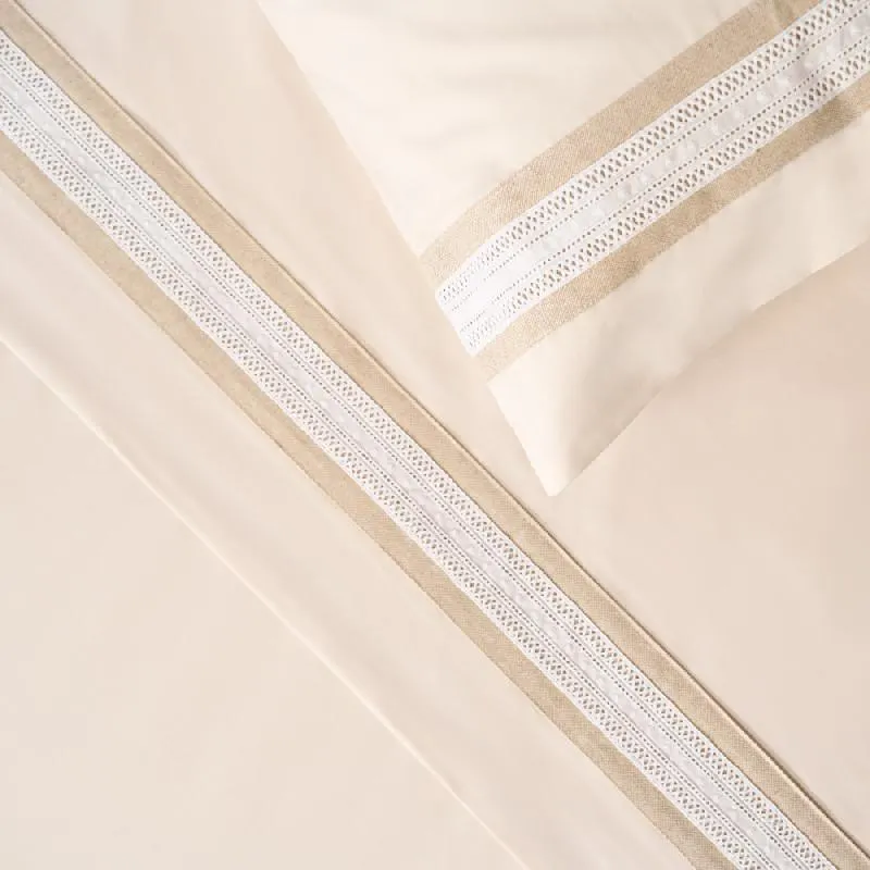 Juego de Sábanas 100% Algodón Percal - Leman