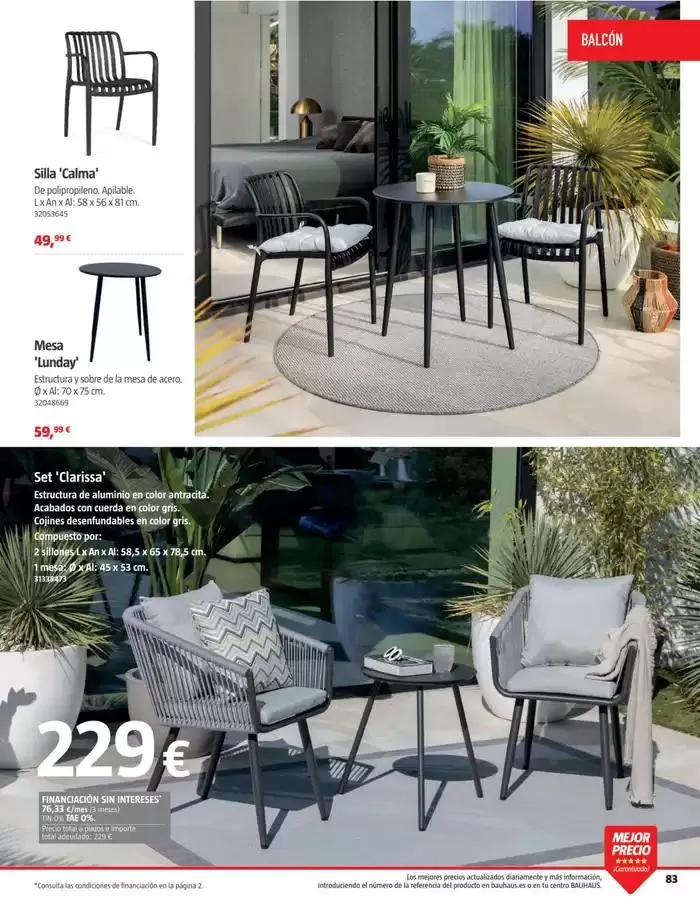 Catálogo de Bauhaus Verano 1 de junio al 31 de agosto 2025 - Página 83
