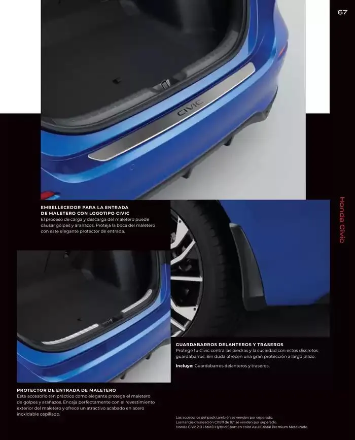 Catálogo de Honda Civic-Hybrid 30 de agosto al 30 de junio 2025 - Página 67