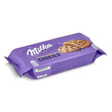 Galleta rellena de chocolate Milka bolsa 156 g