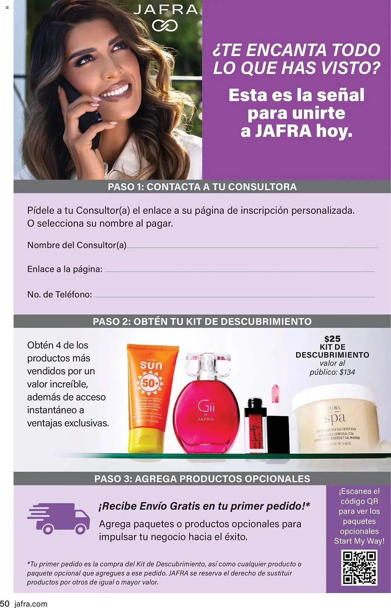 Catálogo de Folleto JAFRA 1 de agosto al 31 de agosto 2025 - Página 50