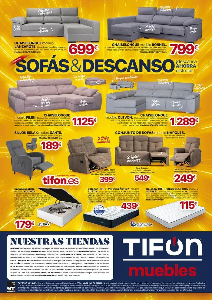 Catálogo de Catálogo Tifón Hipermueble 30 de mayo al 30 de junio 2024 - Página 2