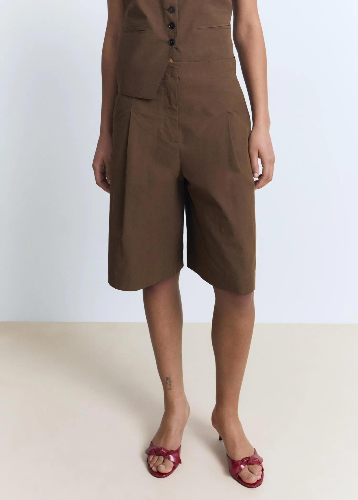 Bermudas traje algodón