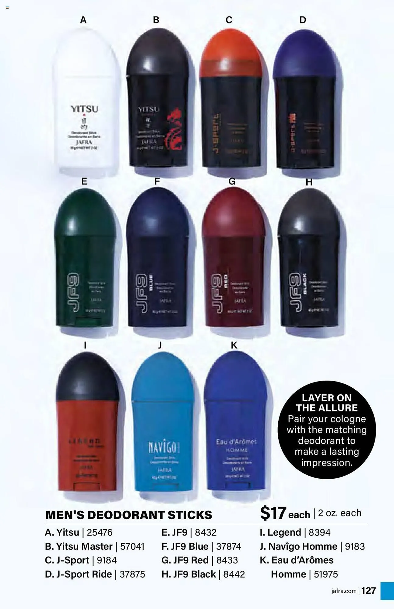 Catálogo de Folleto JAFRA 1 de agosto al 31 de diciembre 2024 - Página 127