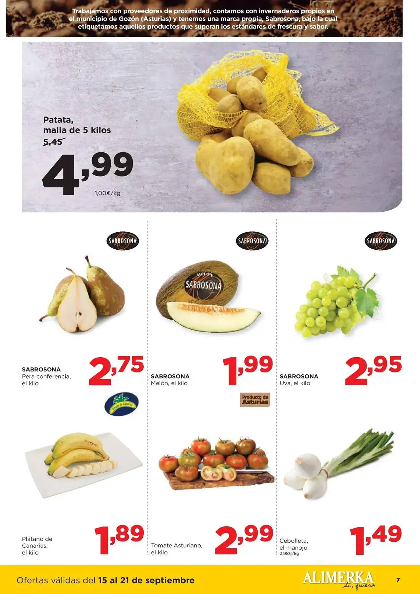 Catálogo de Folleto Alimerka 16 de septiembre al 21 de septiembre 2025 - Página 7