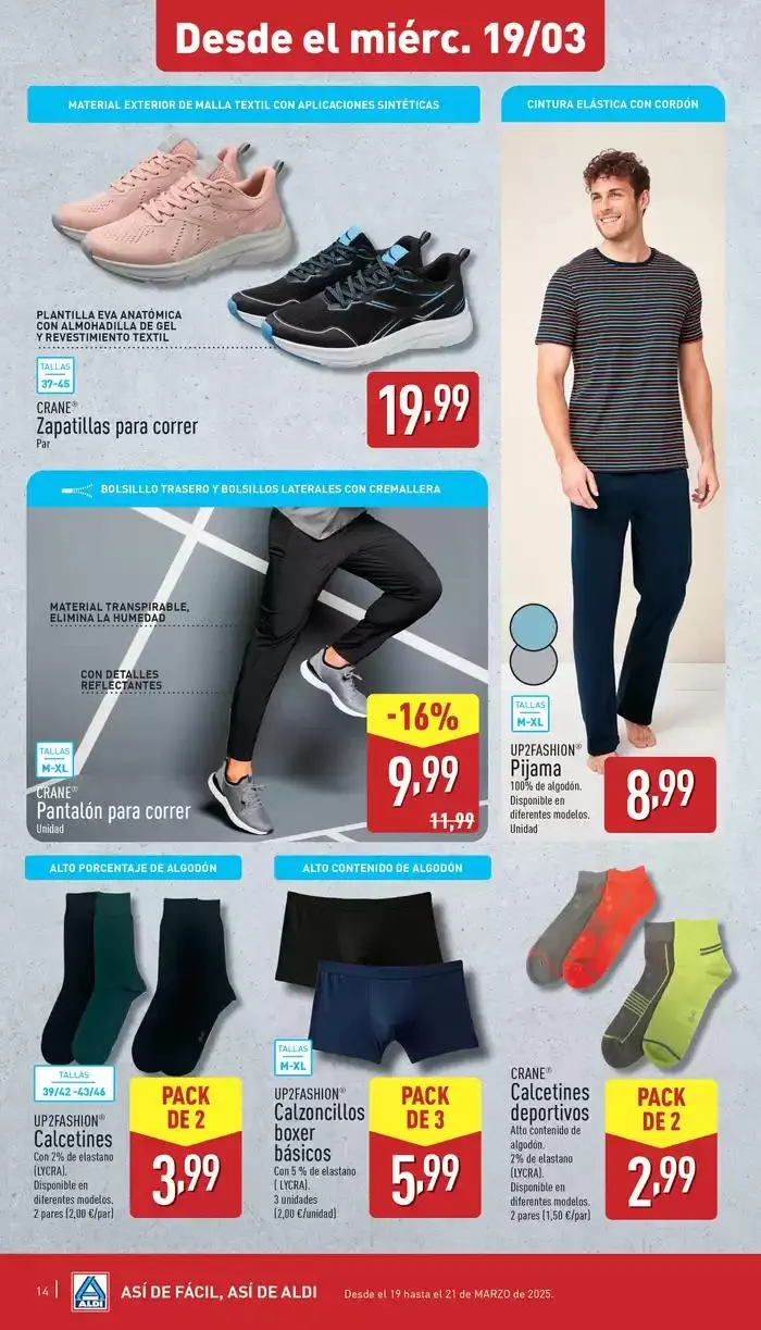 Catálogo de  ¡Así de fácil, así de Aldi! 19 de marzo al 25 de marzo 2025 - Página 14