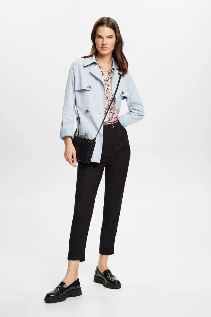 Top en crepé de gasa con estampado floral