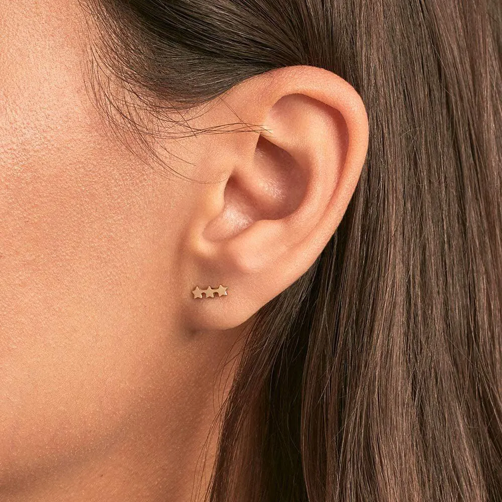 Piercing mini TRIOSTAR - Dorado