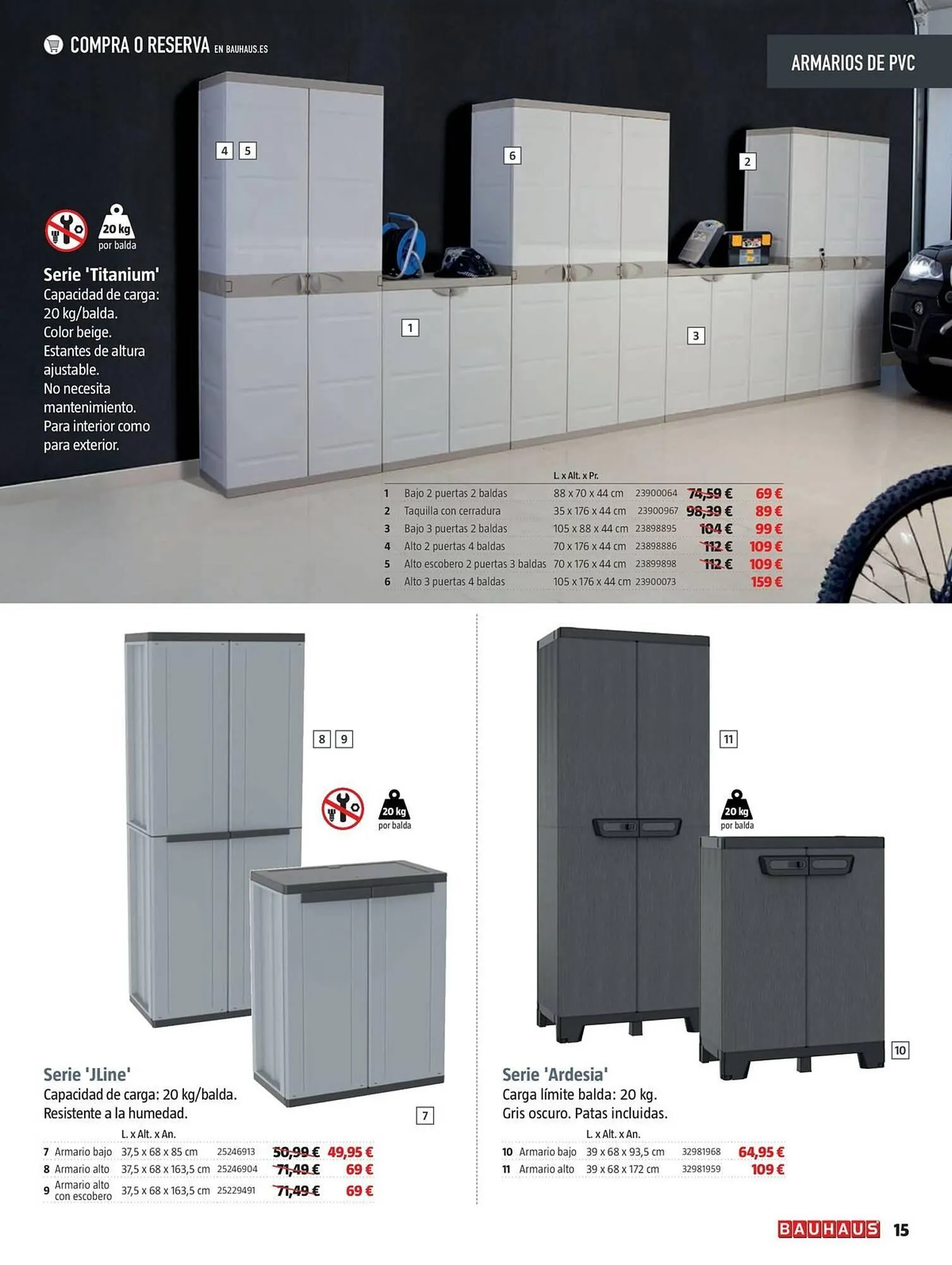 Catálogo de Folleto Bauhaus 24 de julio al 27 de agosto 2025 - Página 15