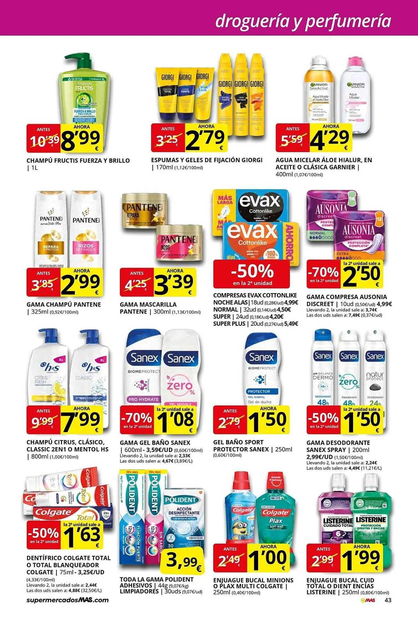 Catálogo de Folleto Supermercados MAS 8 de enero al 29 de enero 2026 - Página 43