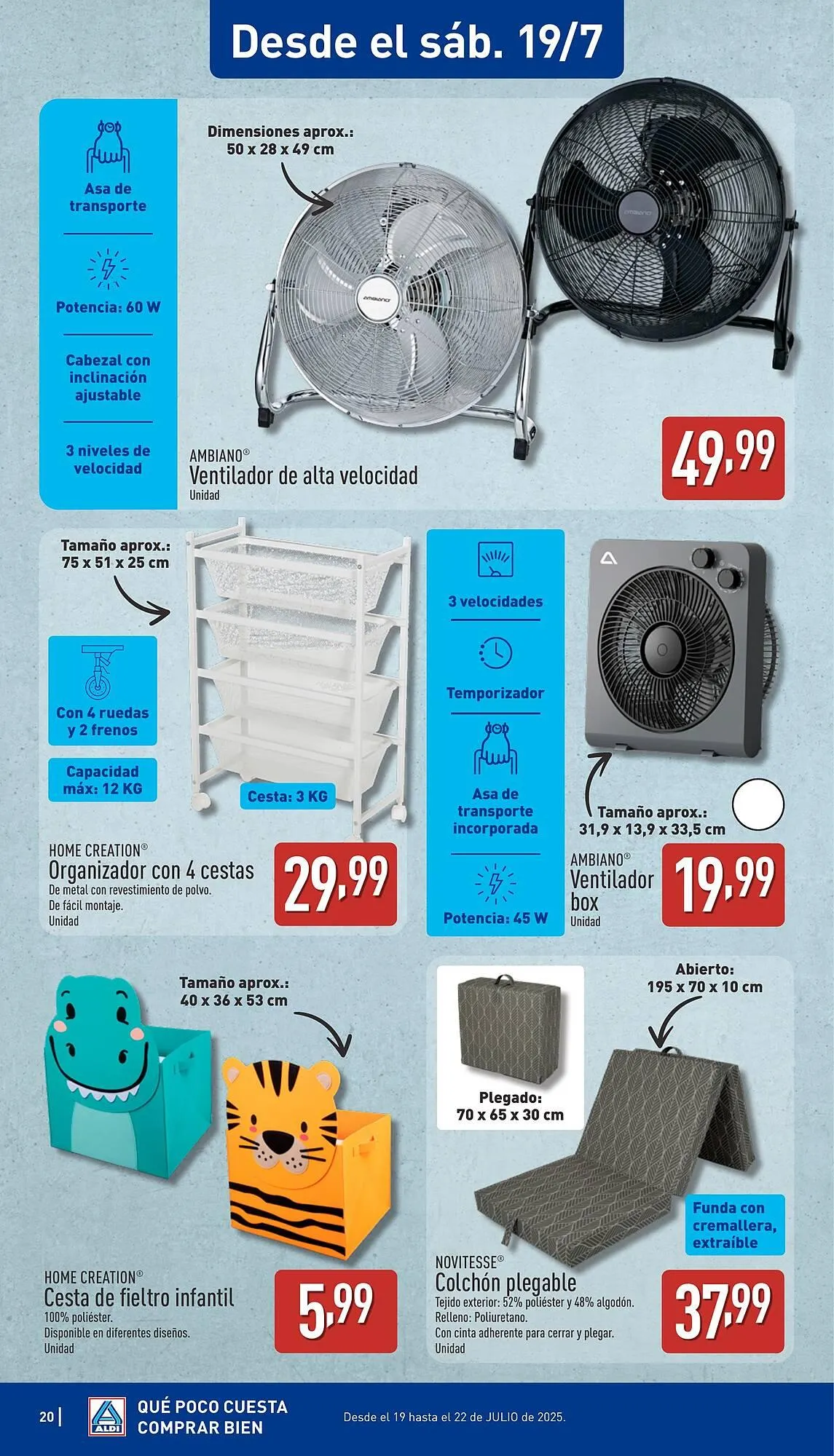 Catálogo de Folleto ALDI 14 de julio al 20 de julio 2025 - Página 20