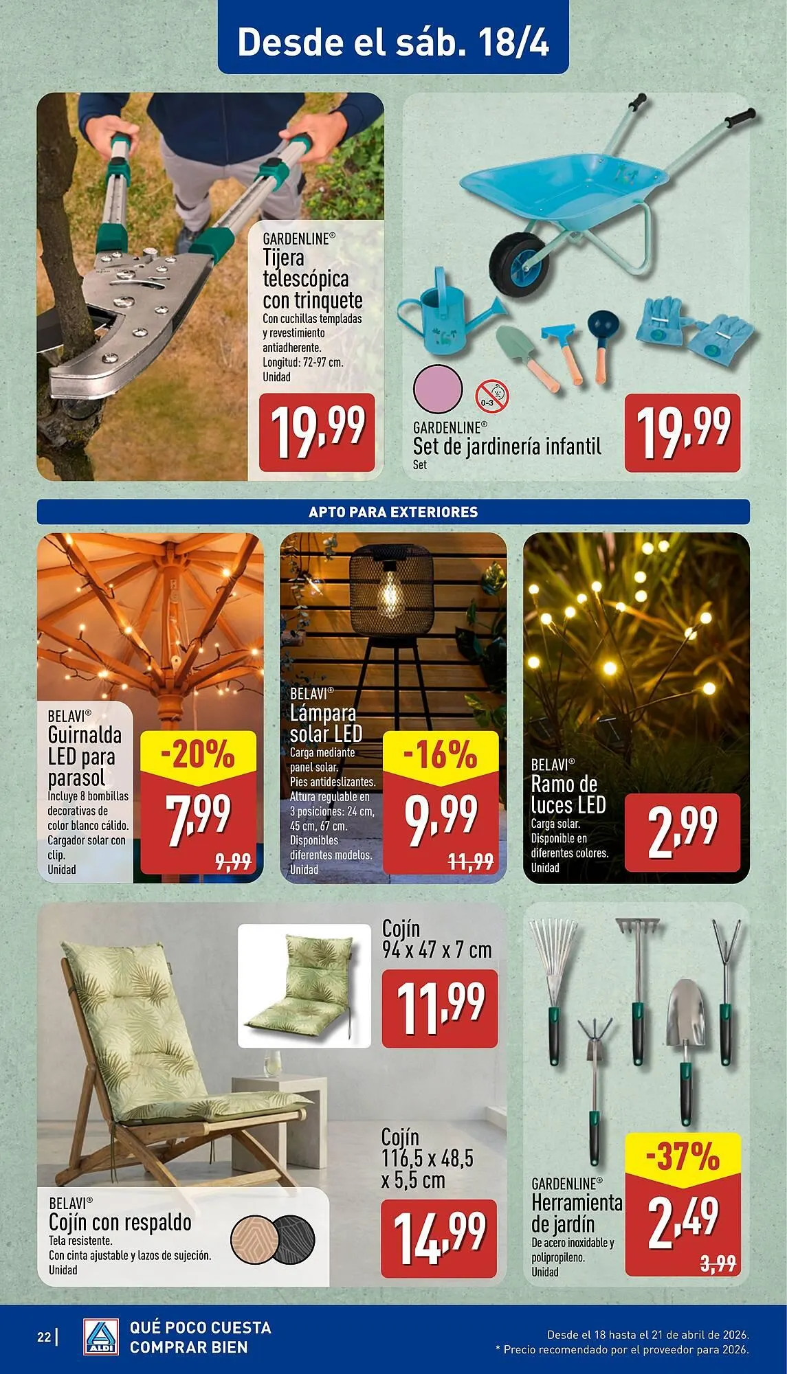 Catálogo de Folleto ALDI 13 de abril al 19 de abril 2026 - Página 22