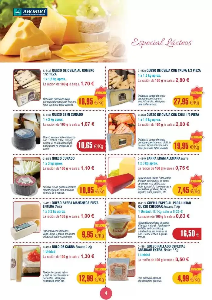 Catálogo de Catálogo general de Refrigerado y Ambiente 24 de marzo al 20 de abril 2025 - Página 4