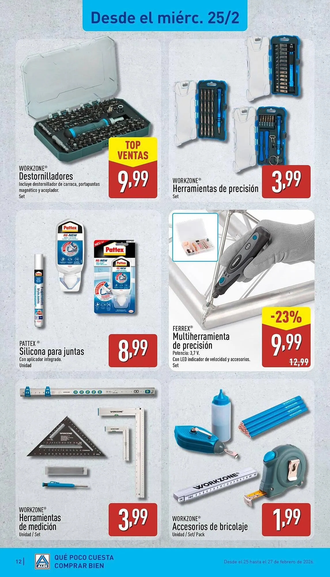 Catálogo de Folleto ALDI 23 de febrero al 1 de marzo 2026 - Página 12