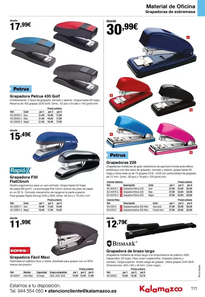 Catálogo de Staples Kalamazoo Catálogo General 9 de enero al 30 de septiembre 2025 - Página 111