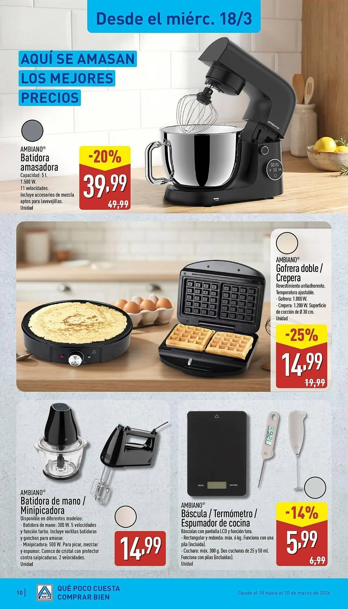 Catálogo de Folleto ALDI 16 de marzo al 22 de marzo 2026 - Página 10