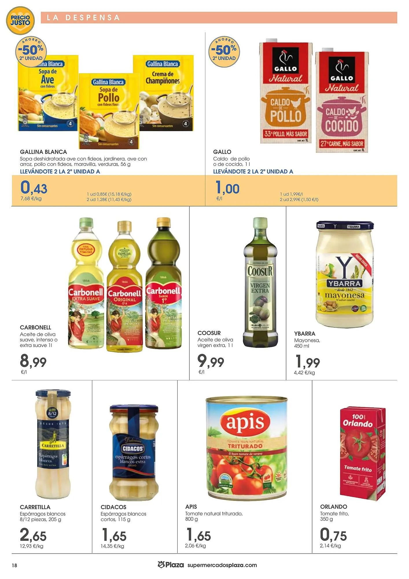 Catálogo de Folleto Supermercados Plaza 29 de febrero al 13 de marzo 2024 - Página 18