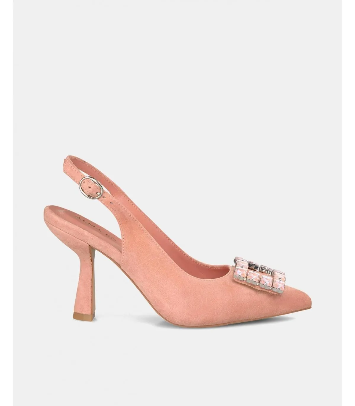 Zapatos salón Mujer Piel con pedrería