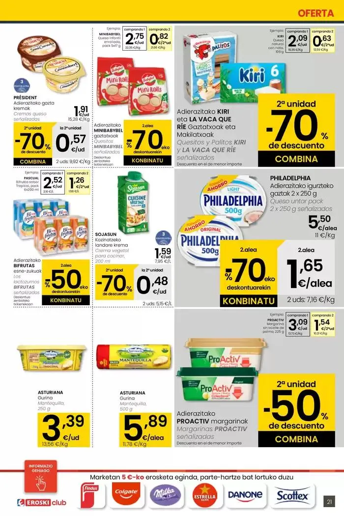 Catálogo de AUKERA OFERTA HIPERMERKATUAK EROSKI 10 de abril al 29 de abril 2025 - Página 21