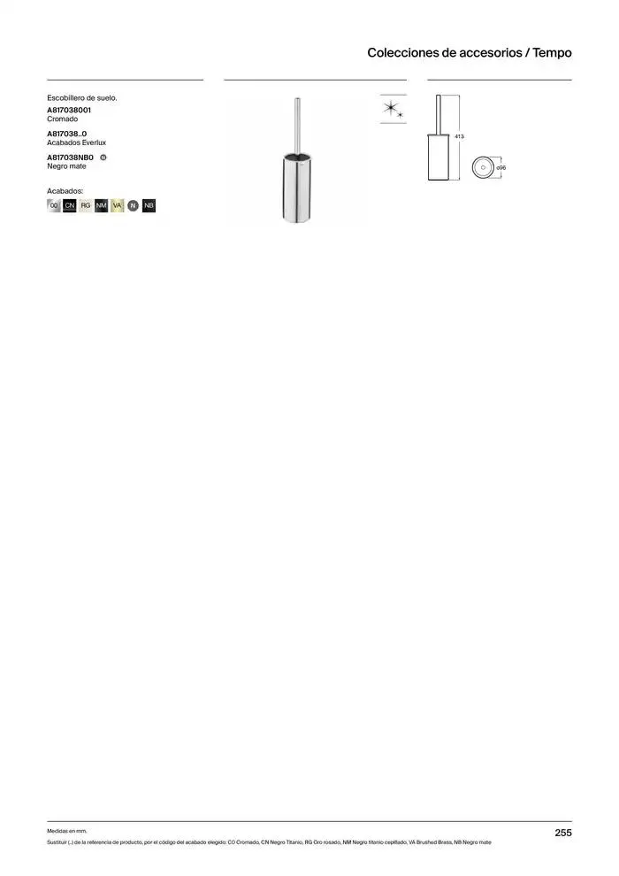 Catálogo de Colecciones de Baño, Muebles y Accesorios 9 de enero al 31 de diciembre 2025 - Página 257