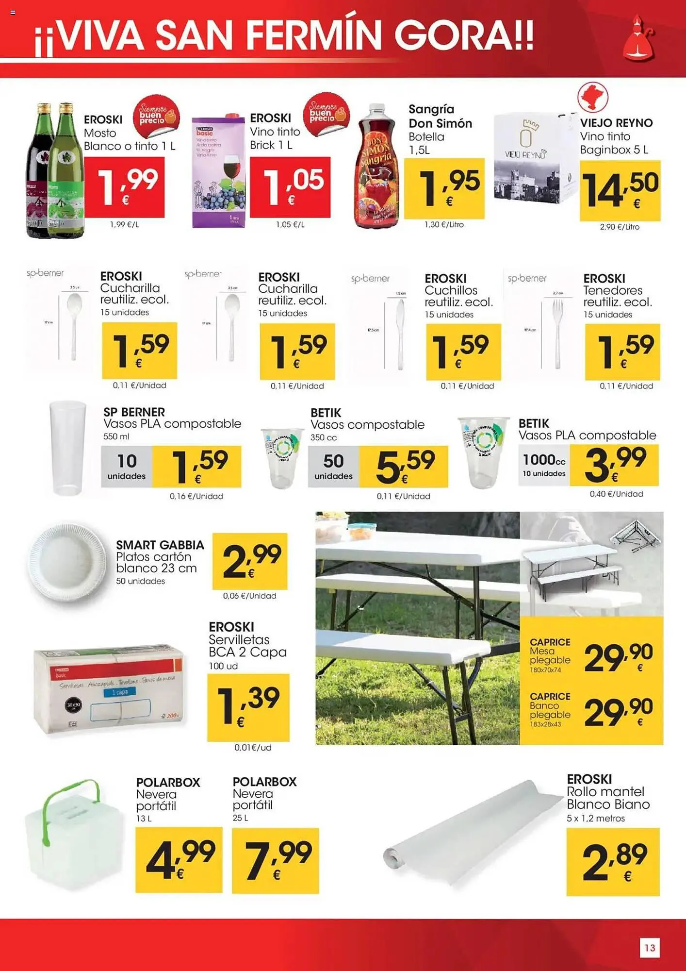 Catálogo de Folleto Eroski 26 de junio al 9 de julio 2025 - Página 13