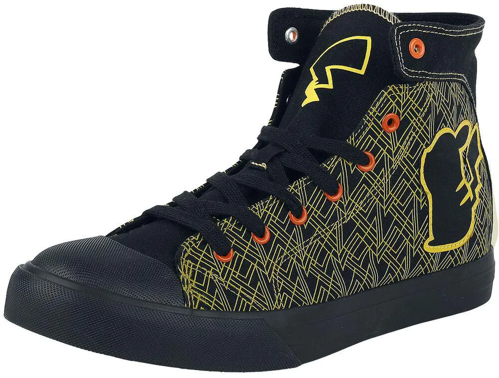 "Pikachu" Deportivas Altas Negro de Pokémon