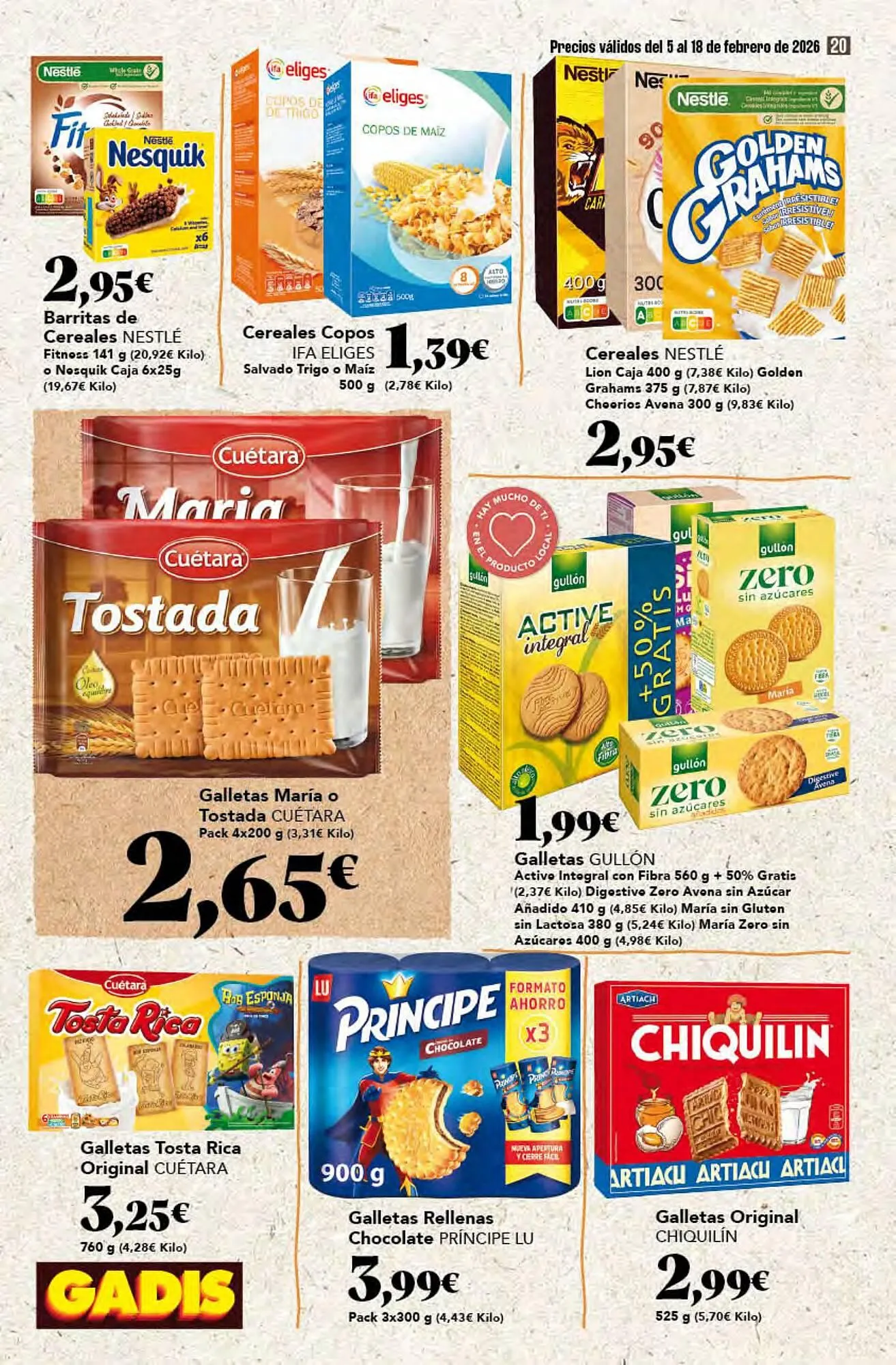 Catálogo de Folleto Gadis 5 de febrero al 18 de febrero 2026 - Página 20