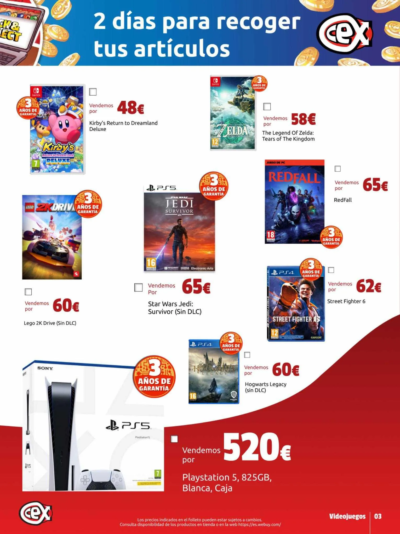 Catálogo de Catálogo CeX 1 de junio al 13 de julio 2023 - Página 3