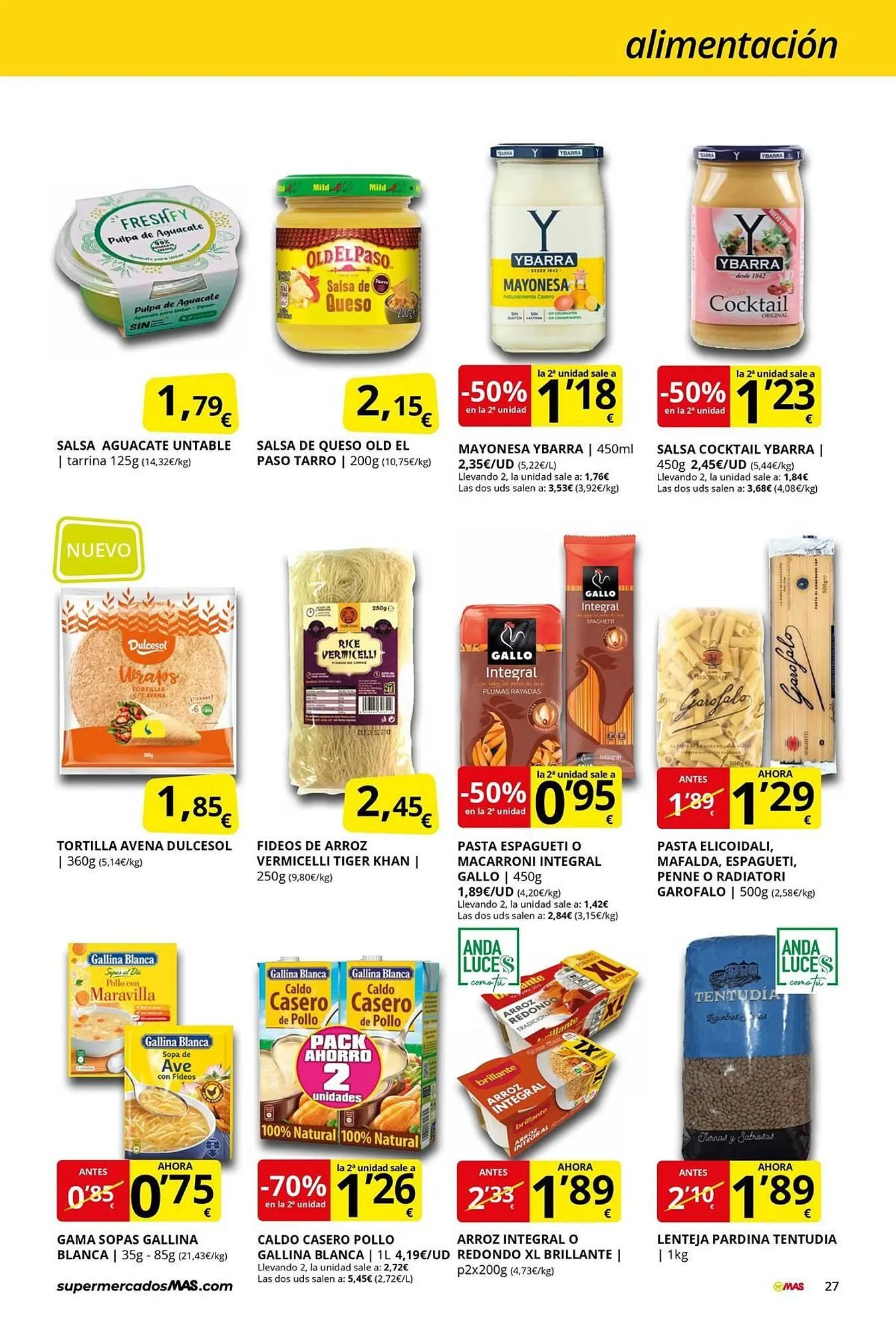 Catálogo de Folleto Supermercados MAS 2 de octubre al 30 de octubre 2025 - Página 27
